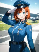 女性パイロット·大空を制す、凛々しい翼 の投稿作品