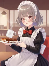 女装メイド — ぽえみさんのAIイラスト