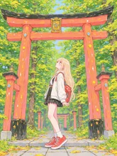 画像生成チャレンジ·神社 の投稿作品