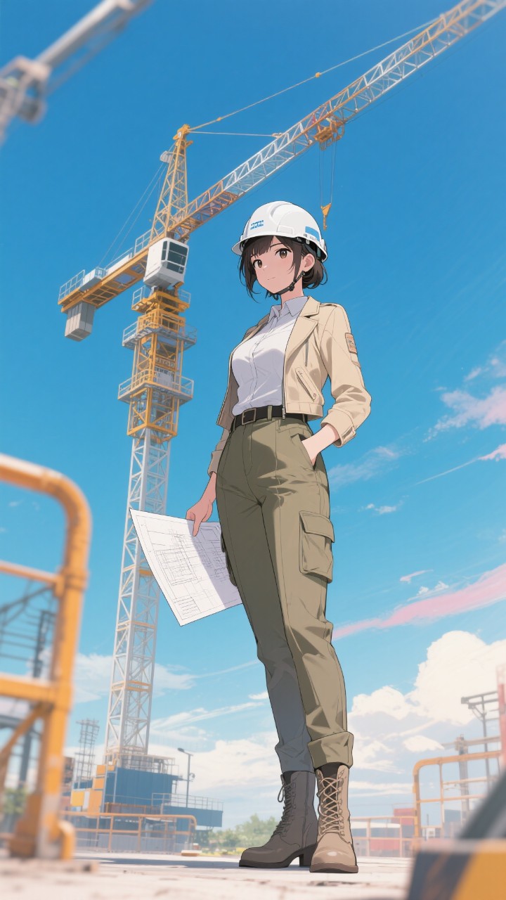 クレーン車✕現場監督