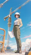 クレーン車✕現場監督