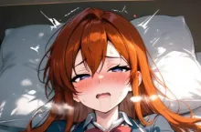 「やめて…!//もう学校行く時間だから!///」 — ADhGさんのAIイラスト
