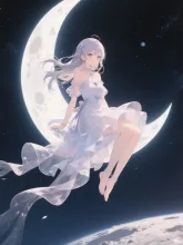 忘れたくない夜 — 夜空イラストのAIイラスト｜SUPPART