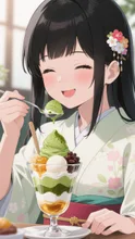 和のひととき、甘く深く