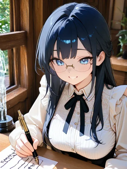 アニメが現実に走进 - 万年筆で書く手紙 / lool