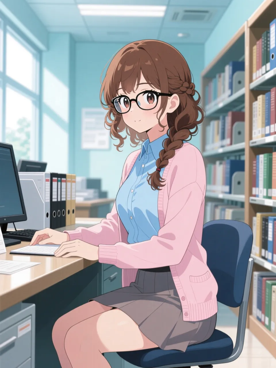 司書のお姉さん — コウさんのAIイラスト