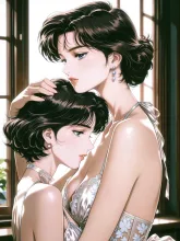 一人は長髪の予定が…