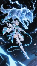 超神格・雷霆神獣ウルフ