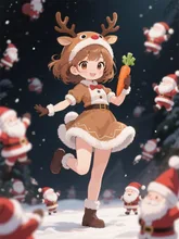 Merry Xmas♪トナカイ娘♪(꒪ˊ꒳ˋ꒪)