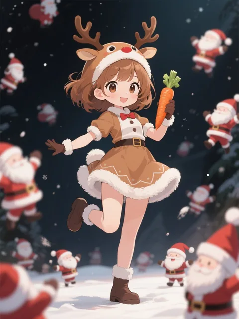 Merry Xmas♪トナカイ娘♪(꒪ˊ꒳ˋ꒪)