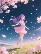 爽やかな風に舞う