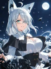 黒薔薇と白上神父 — azuさんのAIイラスト