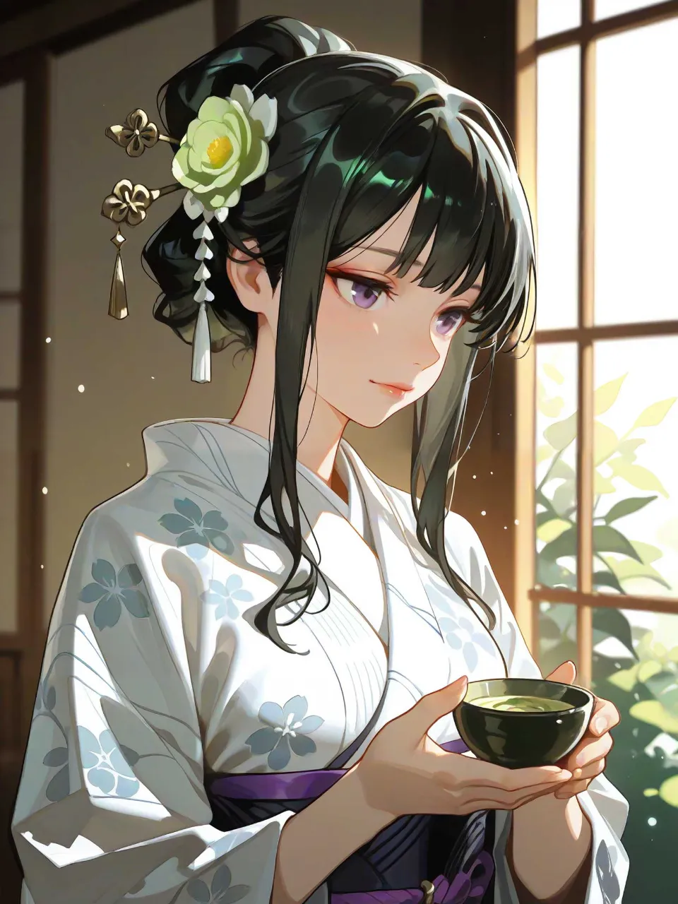 繊細厚塗 - 初夏の茶の湯 / なっしー