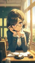 委員長の放課後·黒板の前の、秘密の顔 の投稿作品
