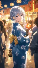 浴衣でほおずき市·夏のほおずき市 の投稿作品