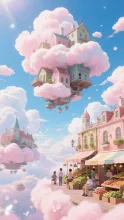 雲の上の市場