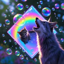 狼と子猫