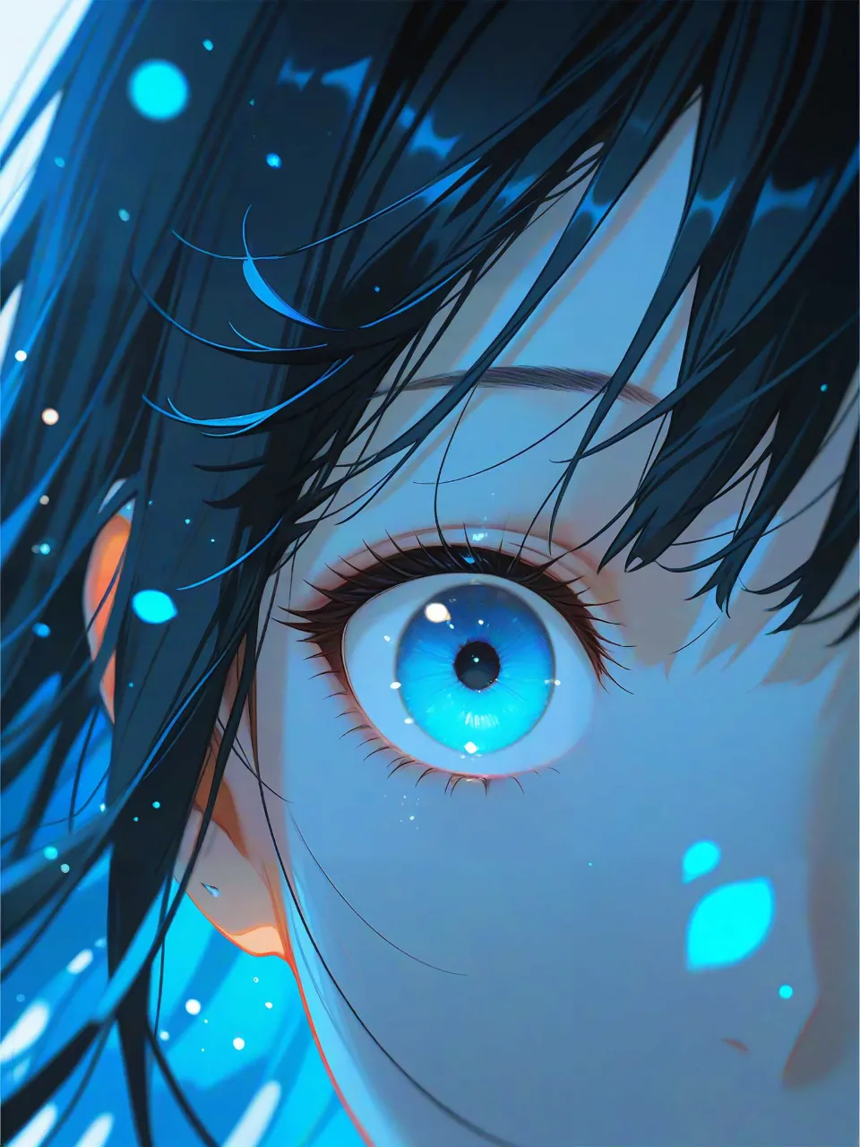 蛍舞う水辺