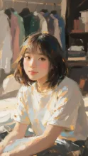 部屋で