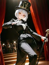 女性マジシャン·指先に宿る魔法 の投稿作品