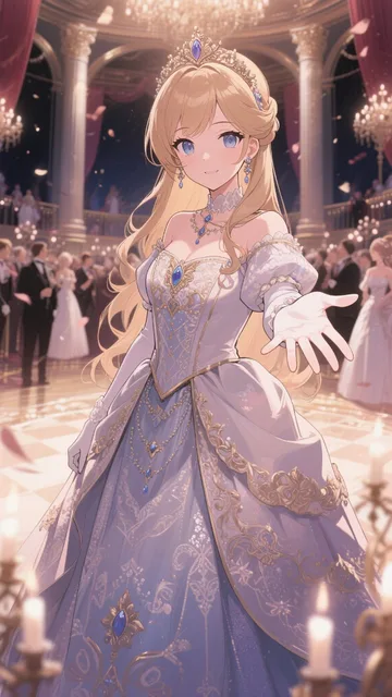 舞踏会のお姫様