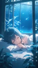 夜の温室で眠る·今宵チャレンジ の投稿作品