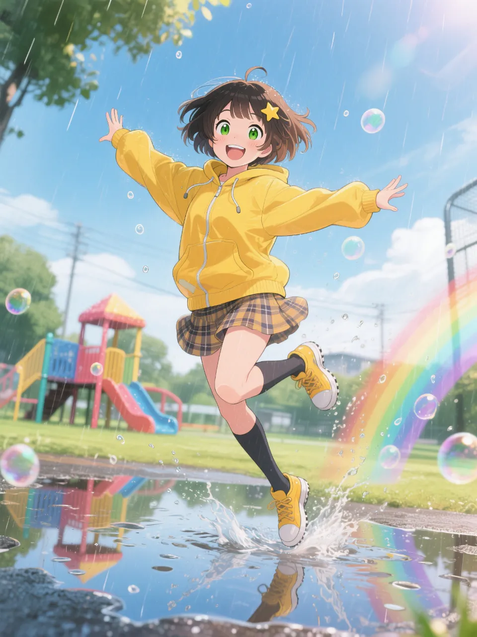 雨粒が消える前に、稚奈。