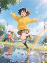 雨粒が消える前に、稚奈。