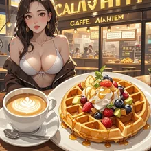 おっぱいとワッフル