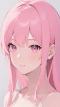 ピンク髪娘💕