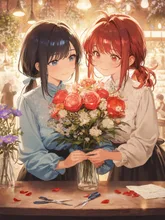 閉店後の花にまぎれた恋