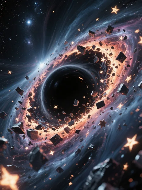 星喰みのブラックホール。