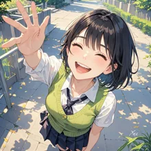 寝ぐせ付いてるよ
