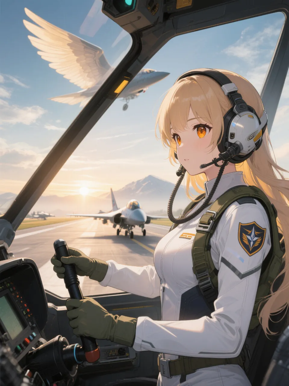 パイロットの陽子。