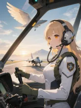 パイロットの陽子。