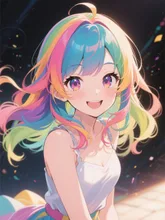 カラフルヘアー