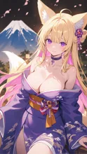 🗻富士山と御狐様🦊 — 狐イラストのAIイラスト|SUPPART