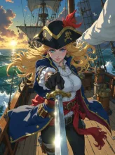 海賊 vs 人魚·夜の海で会うなら の投稿作品