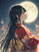 降りしきる雨