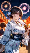 夏祭りの夜