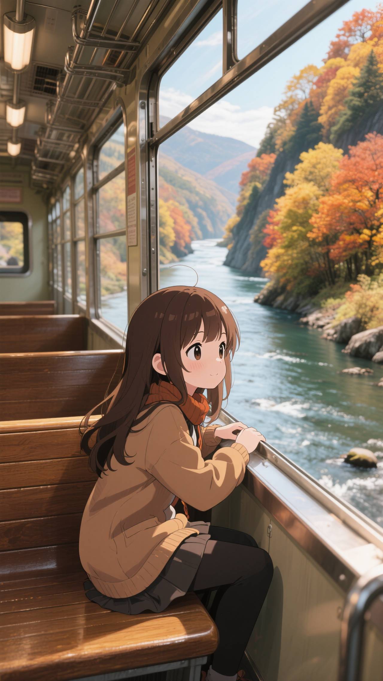 車窓からの景色 — MumumuさんのAIイラスト