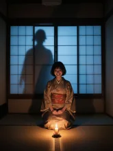 百物語の少女·蝋燭の怪談 の投稿作品