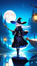 1人の魔女 — たまごさんのAIイラスト