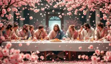 最後の晩餐（桜バージョン）