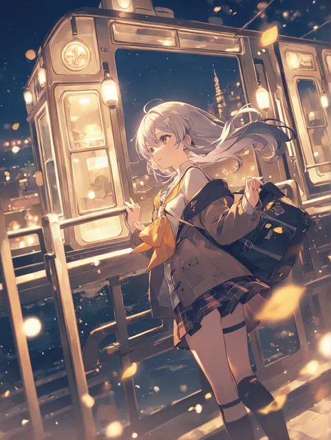夜行列車の旅 - 画像生成チャレンジ