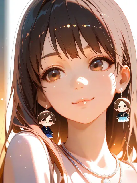 Ultra close-up portrait of a…