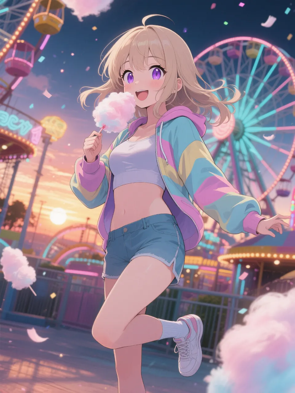 綿菓子の陽子。