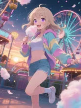 綿菓子の陽子。