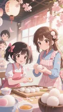 お餅つき の後