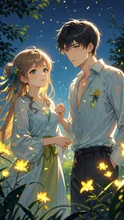 ホタルの光より君の方が眩しいよ❤️
